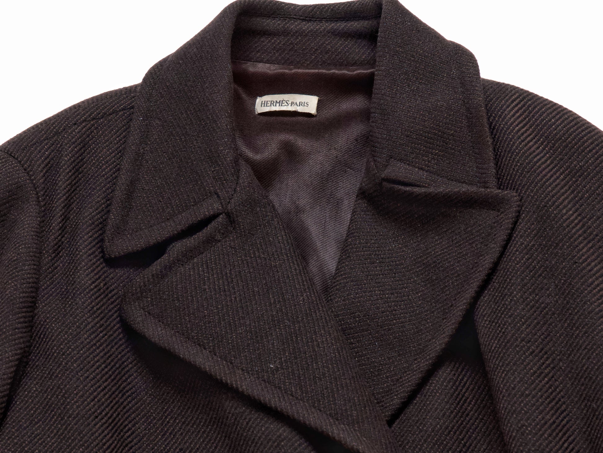 HERMES 1999 Margiela Wool Cashmere Oversized Coat #42 Uni Coat