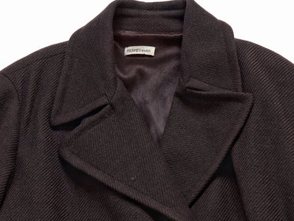 HERMES 1999 Margiela Wool Cashmere Oversized Coat #42 Uni Coat