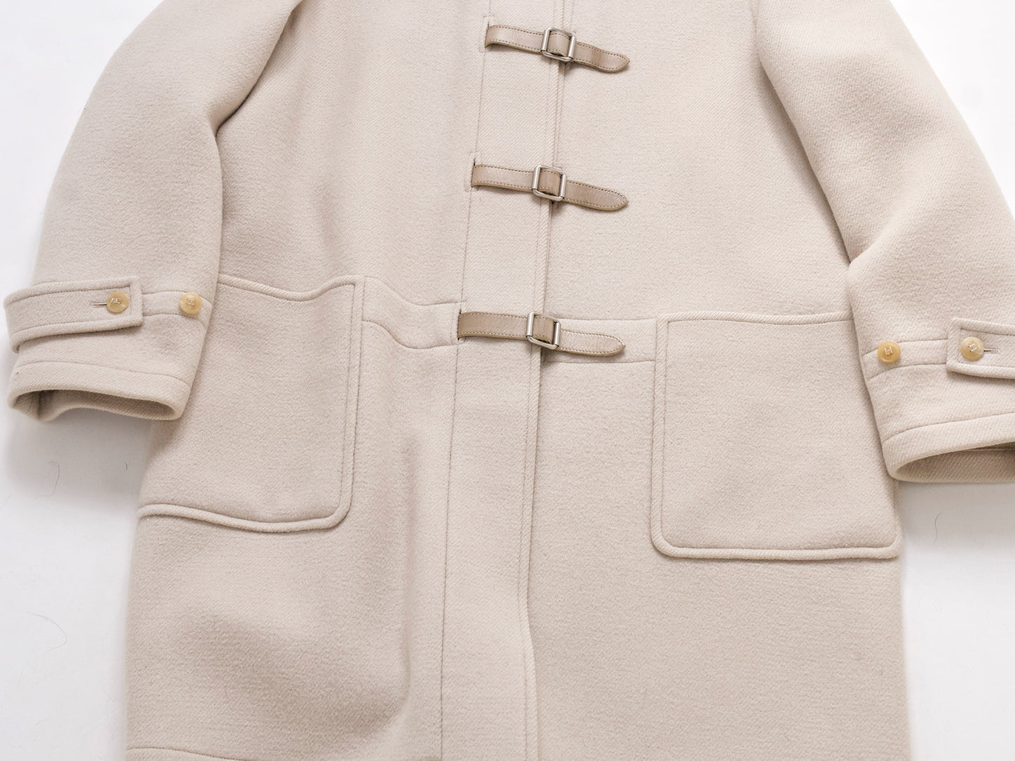 HERMES 2000 Margiela Leather Belt Duffle Bag Size 42 Uni Coat