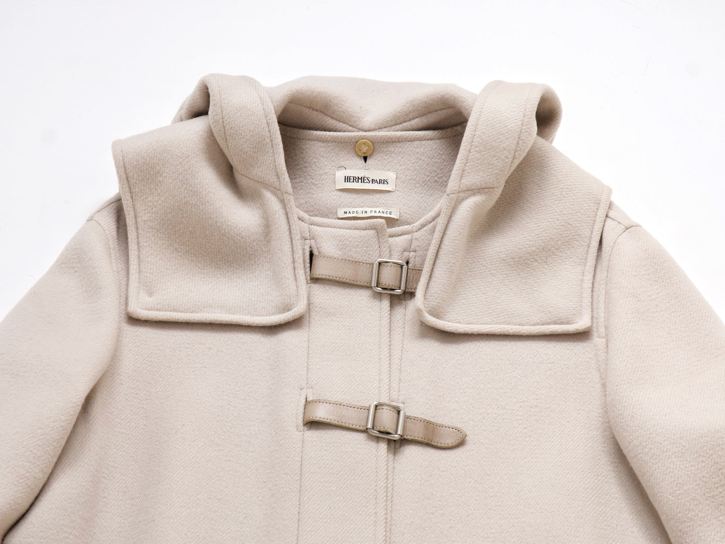 HERMES 2000 Margiela Leather Belt Duffle Bag Size 42 Uni Coat