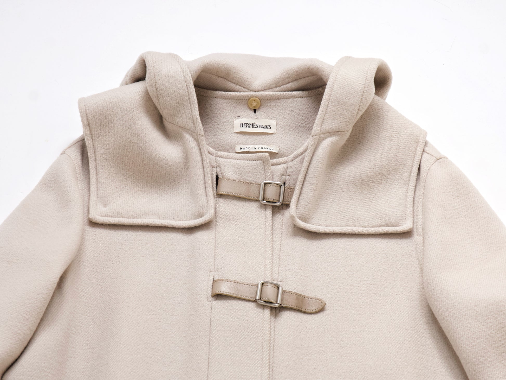 HERMES 2000 Margiela Leather Belt Duffle Bag Size 42 Uni Coat