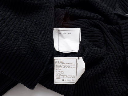 CHANEL Coco Mark 97P Viscose Rayon Knit Ensemble Cropped Cardigan