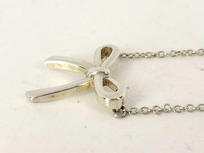 Tiffany & Co. Ribbon Necklace, SV925, 2.1g, 40cm