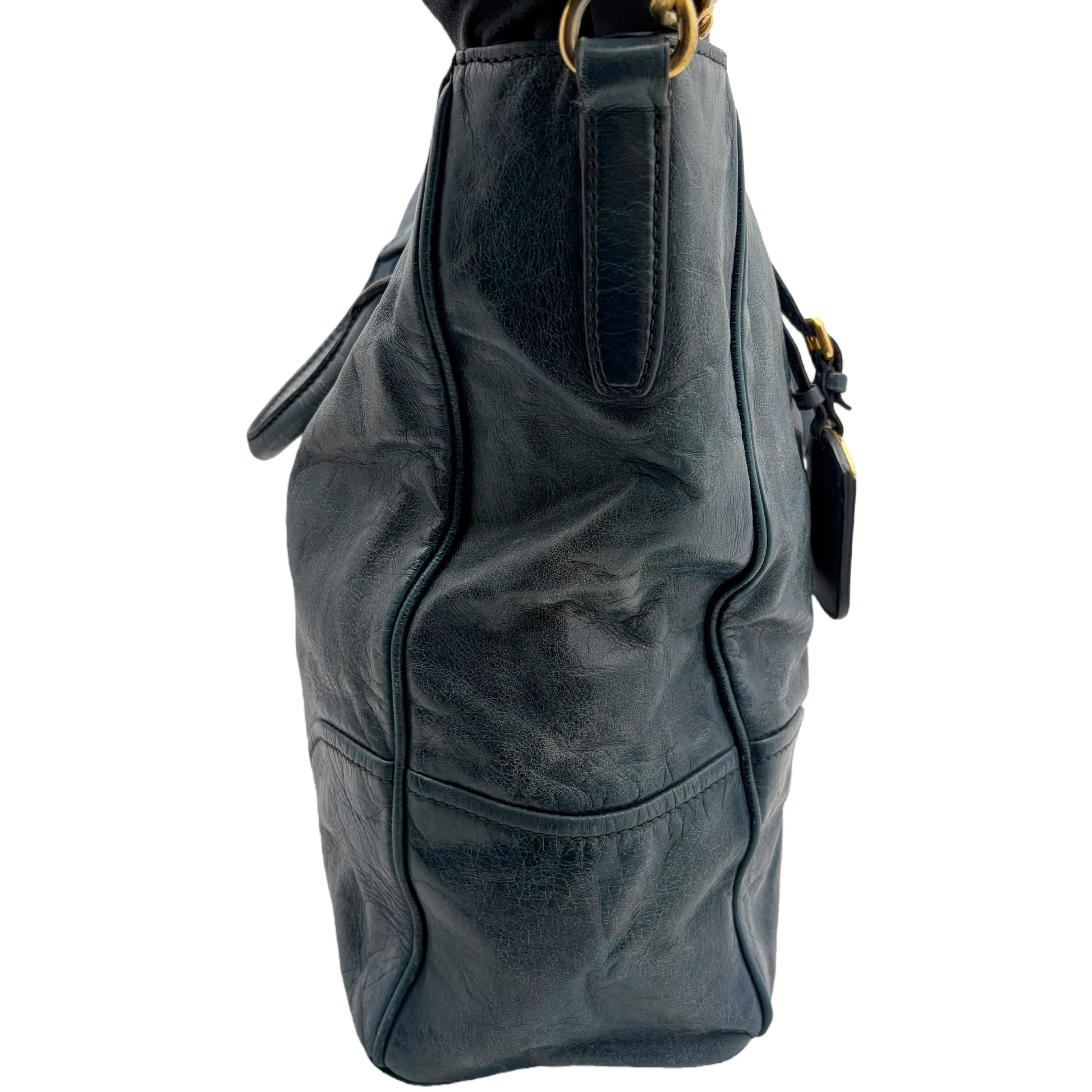 PRADA Prada Leather 2-Way Shoulder Bag Shoulder Bag