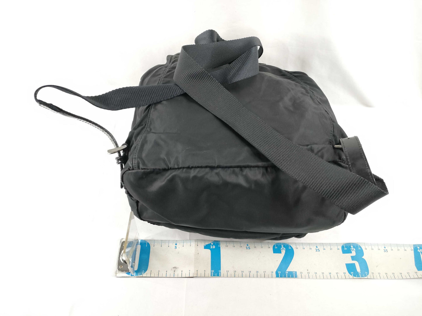 PRADA Nylon Prada Backpack Black Nylon Single Pocket Backpack