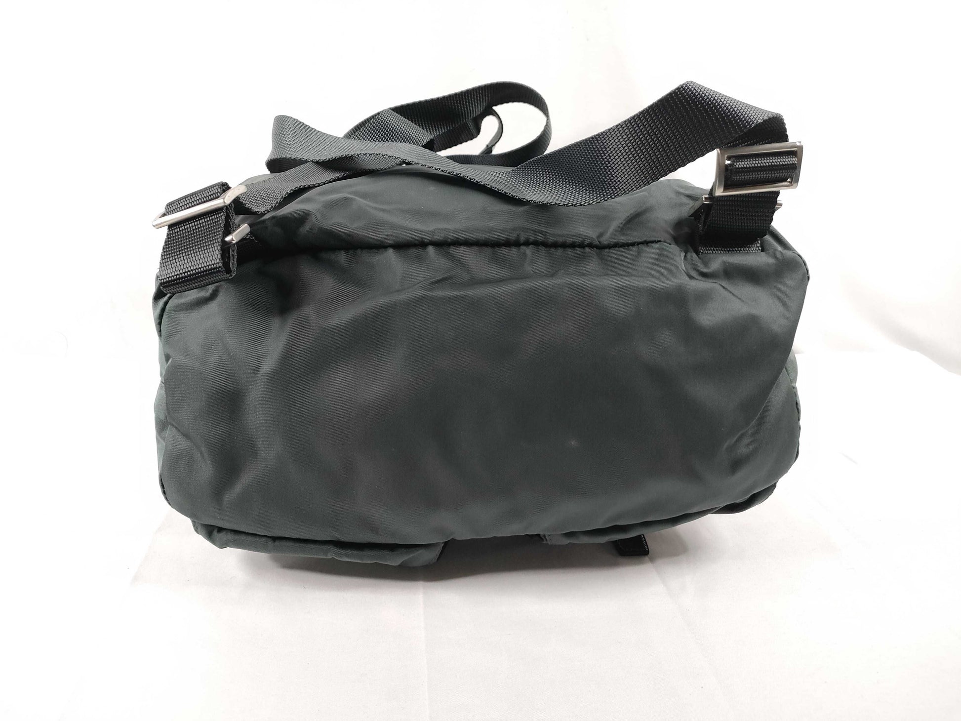 PRADA Nylon Prada Backpack Khaki