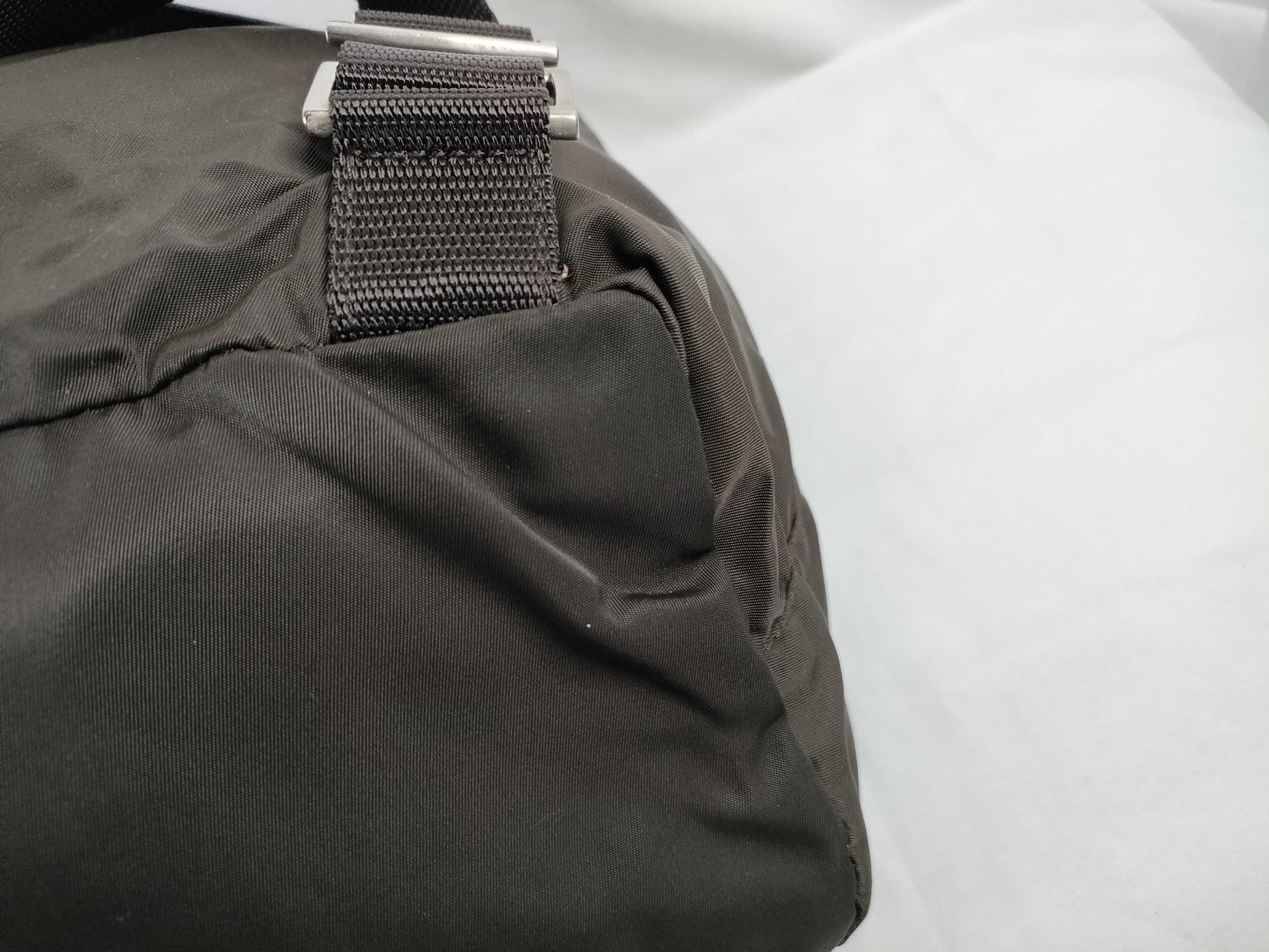 PRADA Nylon Prada Backpack Brown Backpack