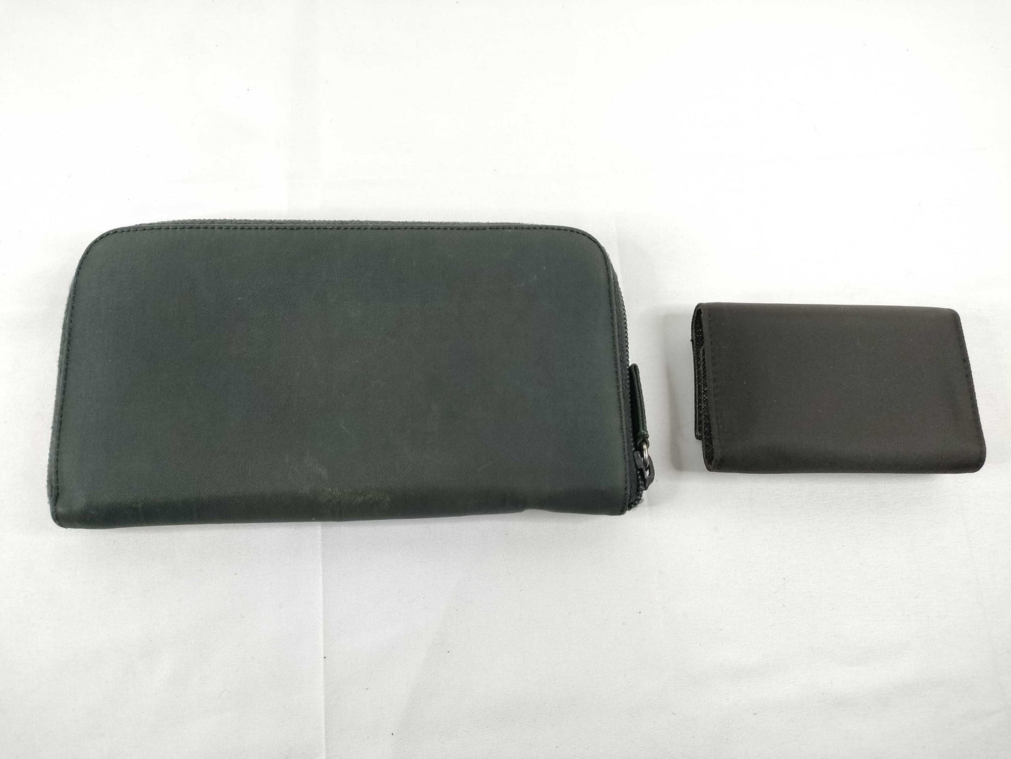 PRADA Nylon Prada Wallet and Key Case Set Wallet