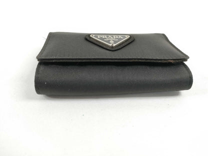 PRADA Nylon Prada Wallet and Key Case Set Wallet