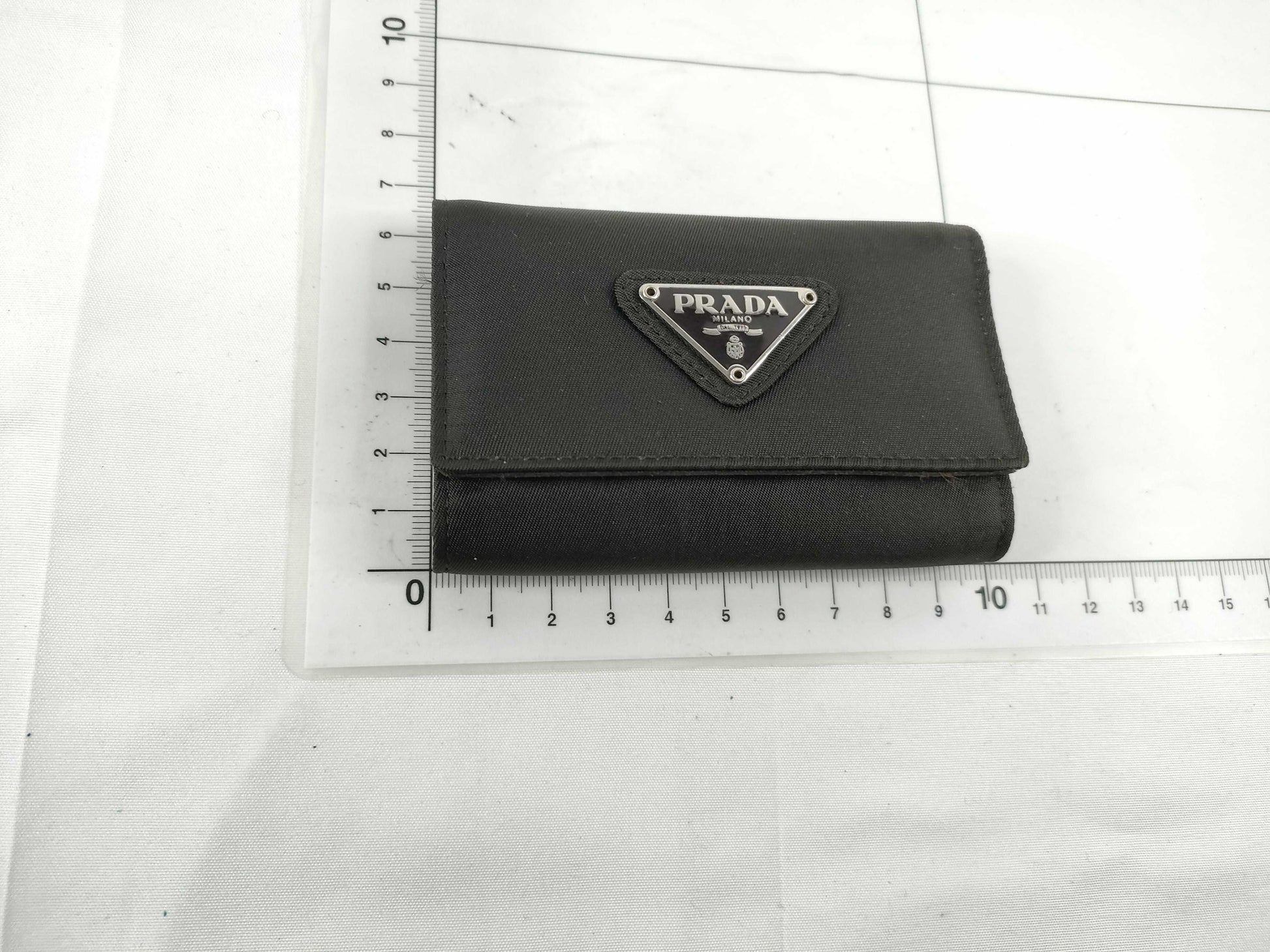 PRADA Nylon Prada Wallet and Key Case Set Wallet