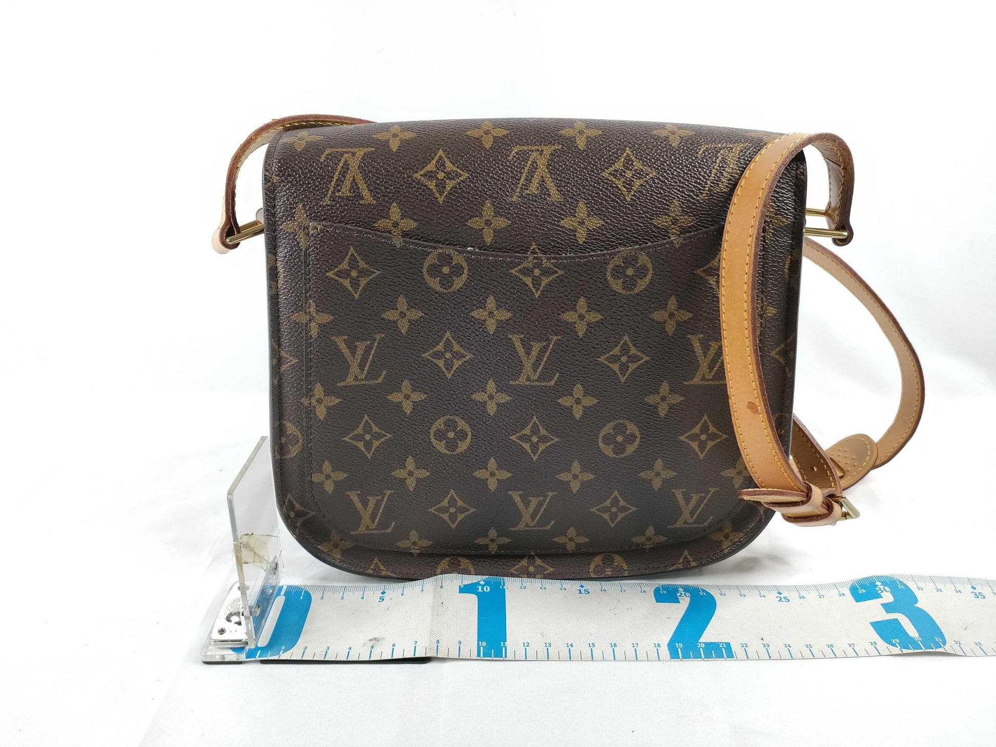 LOUIS VUITTON Monogram Saint-Cloud GM Shoulder Bag