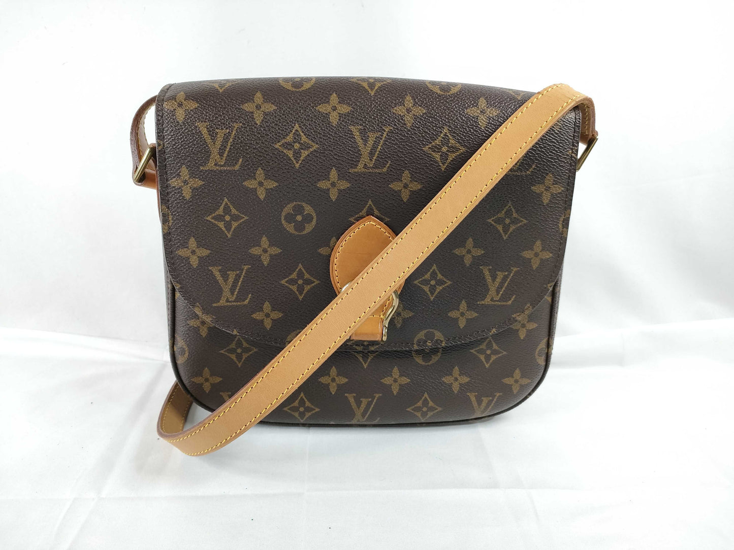 LOUIS VUITTON Monogram Saint-Cloud GM Shoulder Bag