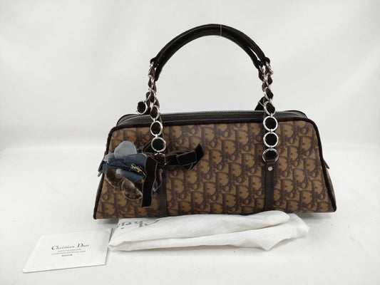 Dior Trotter Romantic Line Dark Brown Handbag