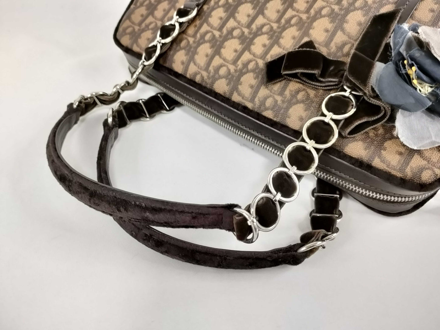 Dior Trotter Romantic Line Dark Brown Handbag