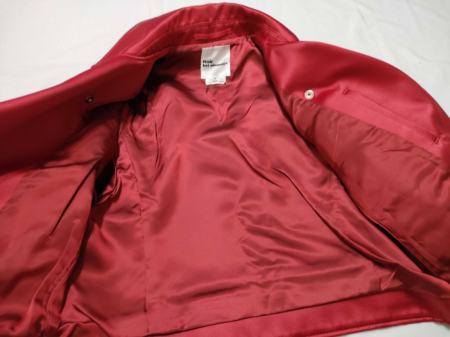 COMME des GARÇONS noir kei ninomiya rider's jacket, Comme des Garçons AD2020 jacket