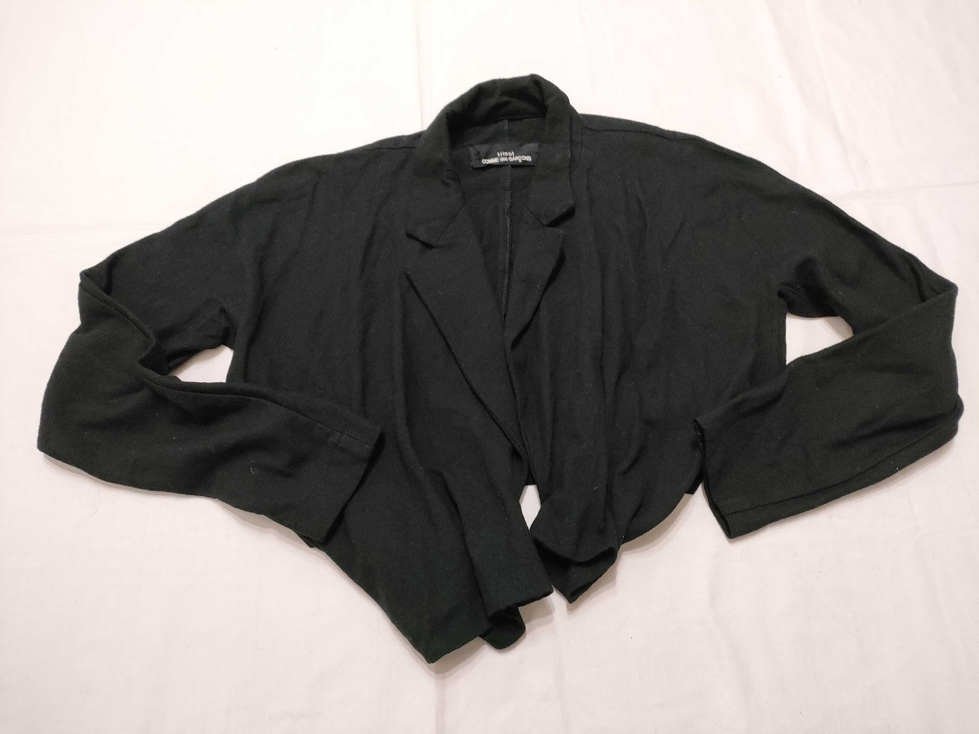 COMME des GARCONS tricot COMME des GARCONS 80s AD1988 modified jacket tricot COMME des GARCONS wool jacket