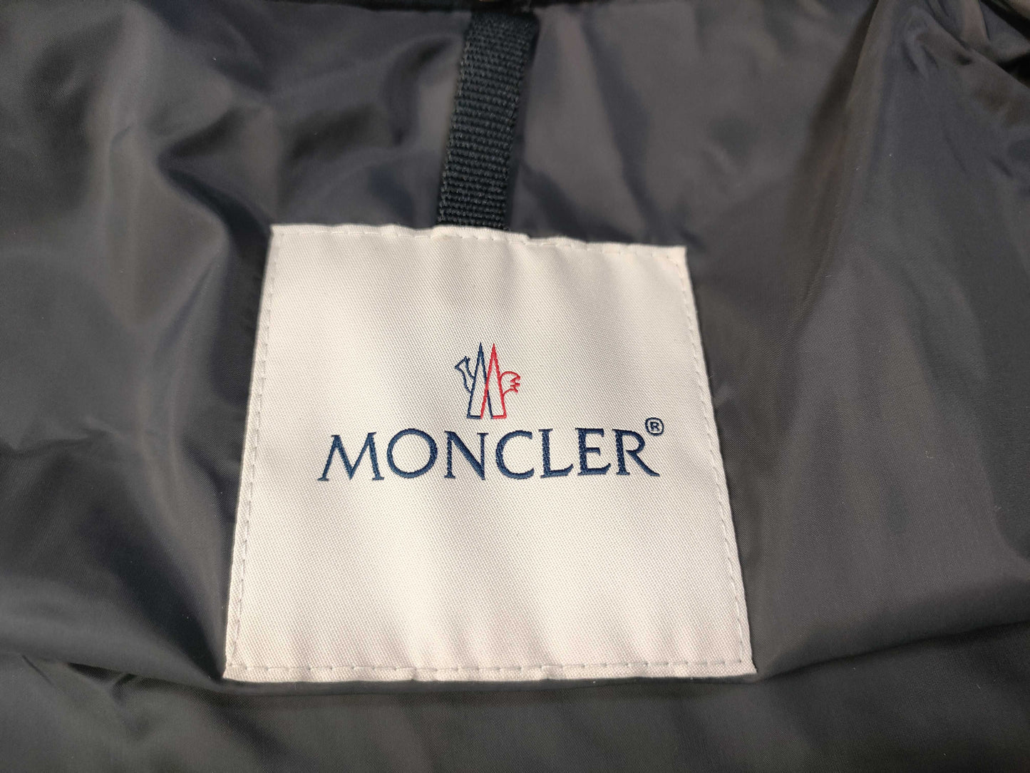 MONCLER RYAN Wool and Nylon Down Jacket, Navy