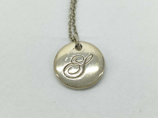 Tiffany & Co. Tiffany Notes Letter Alphabet Necklace, SV925, 3.6g