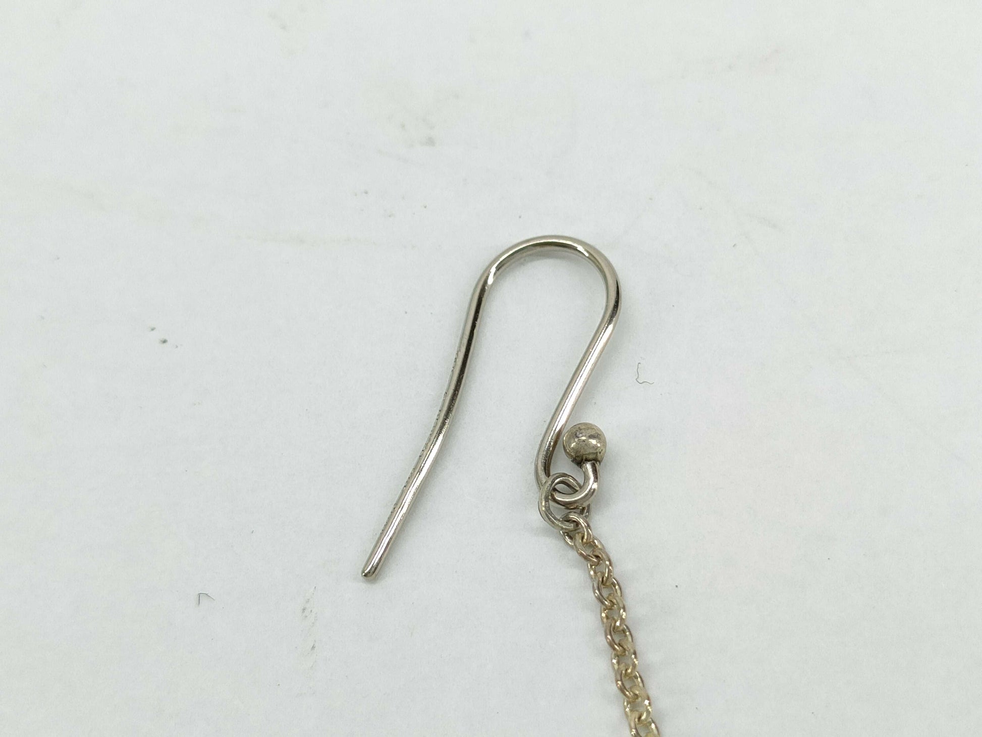 Tiffany & Co. Tiffany Open Heart Earrings, SV925 Silver, 1.1g, Single Earring