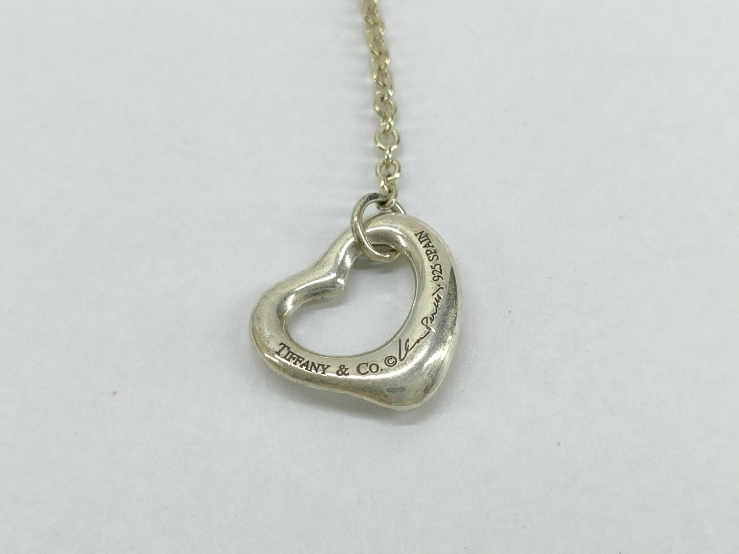 Tiffany & Co. Tiffany Open Heart Earrings, SV925 Silver, 1.1g, Single Earring