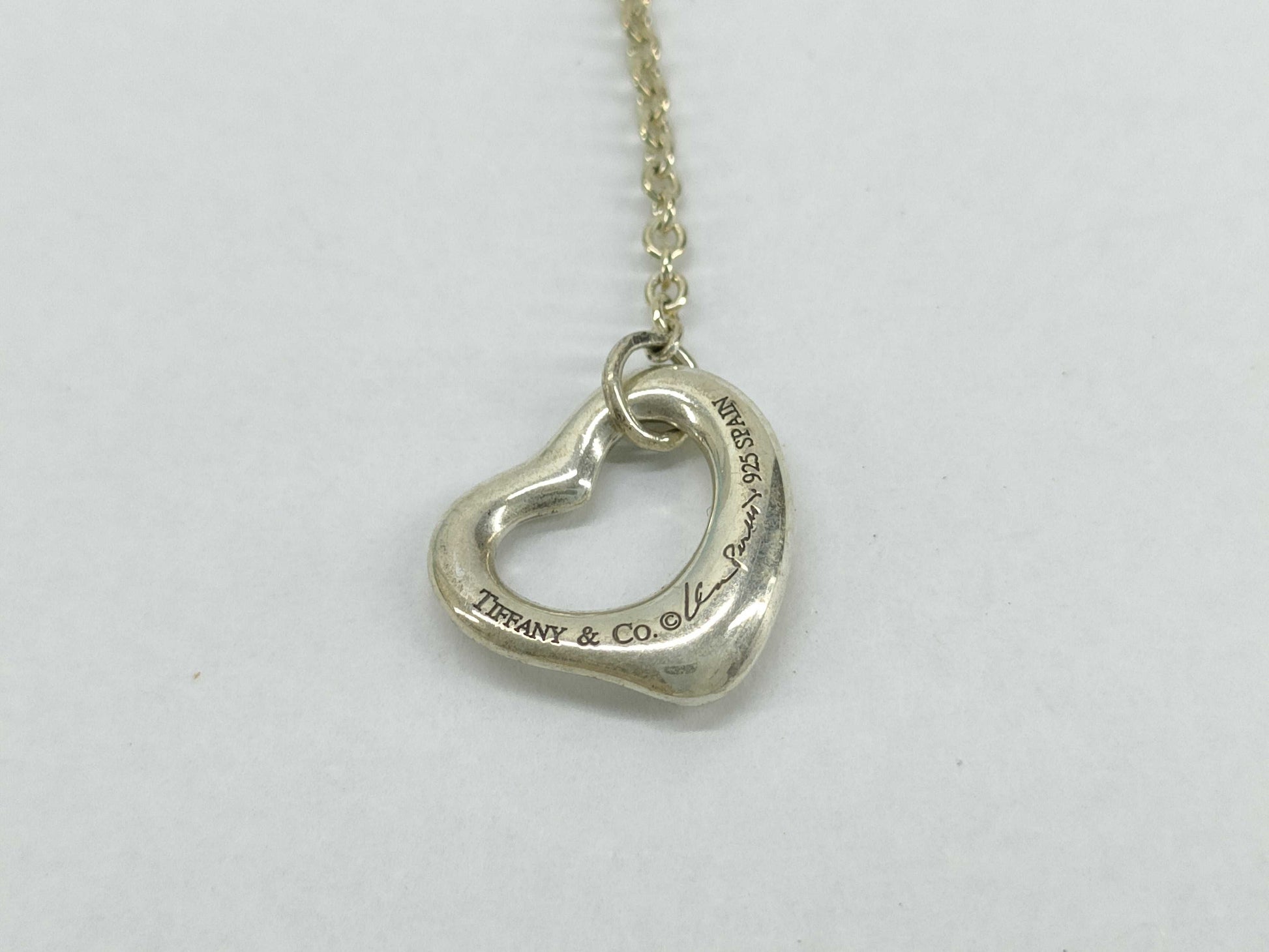 Tiffany & Co. Tiffany Open Heart Earrings, SV925 Silver, 1.1g, Single Earring