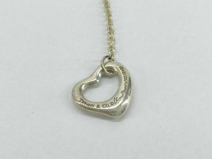 Tiffany & Co. Tiffany Open Heart Earrings, SV925 Silver, 1.1g, Single Earring