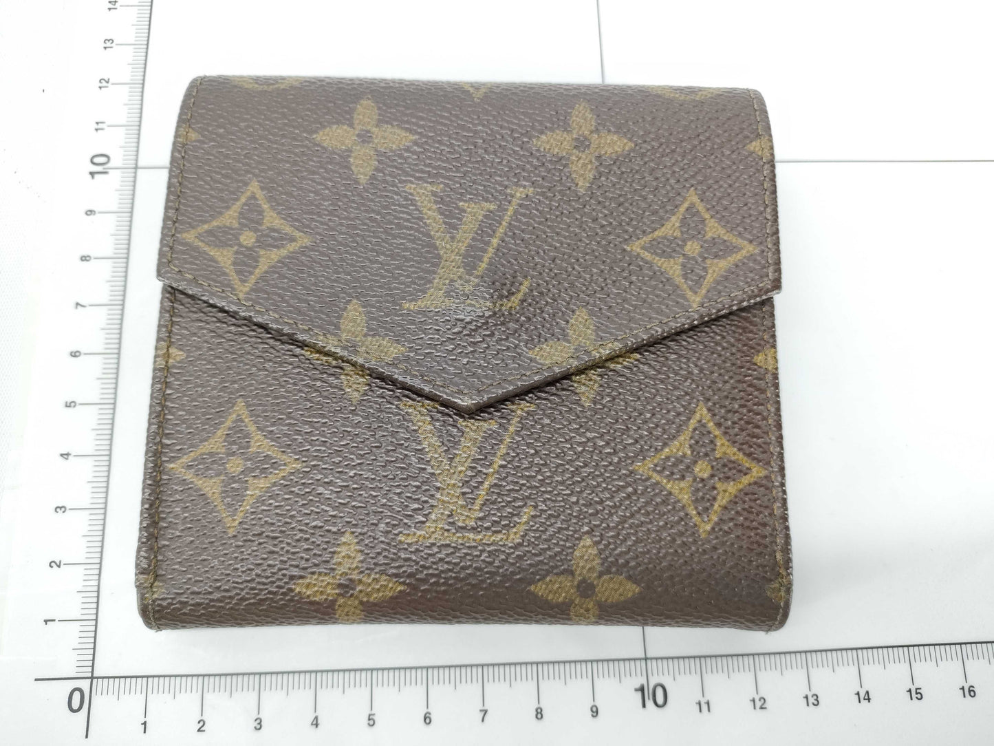 LOUIS VUITTON Monogram Porte Monnaie Bi-E Carte Credit M61652 Wallet with Unknown Serial Number