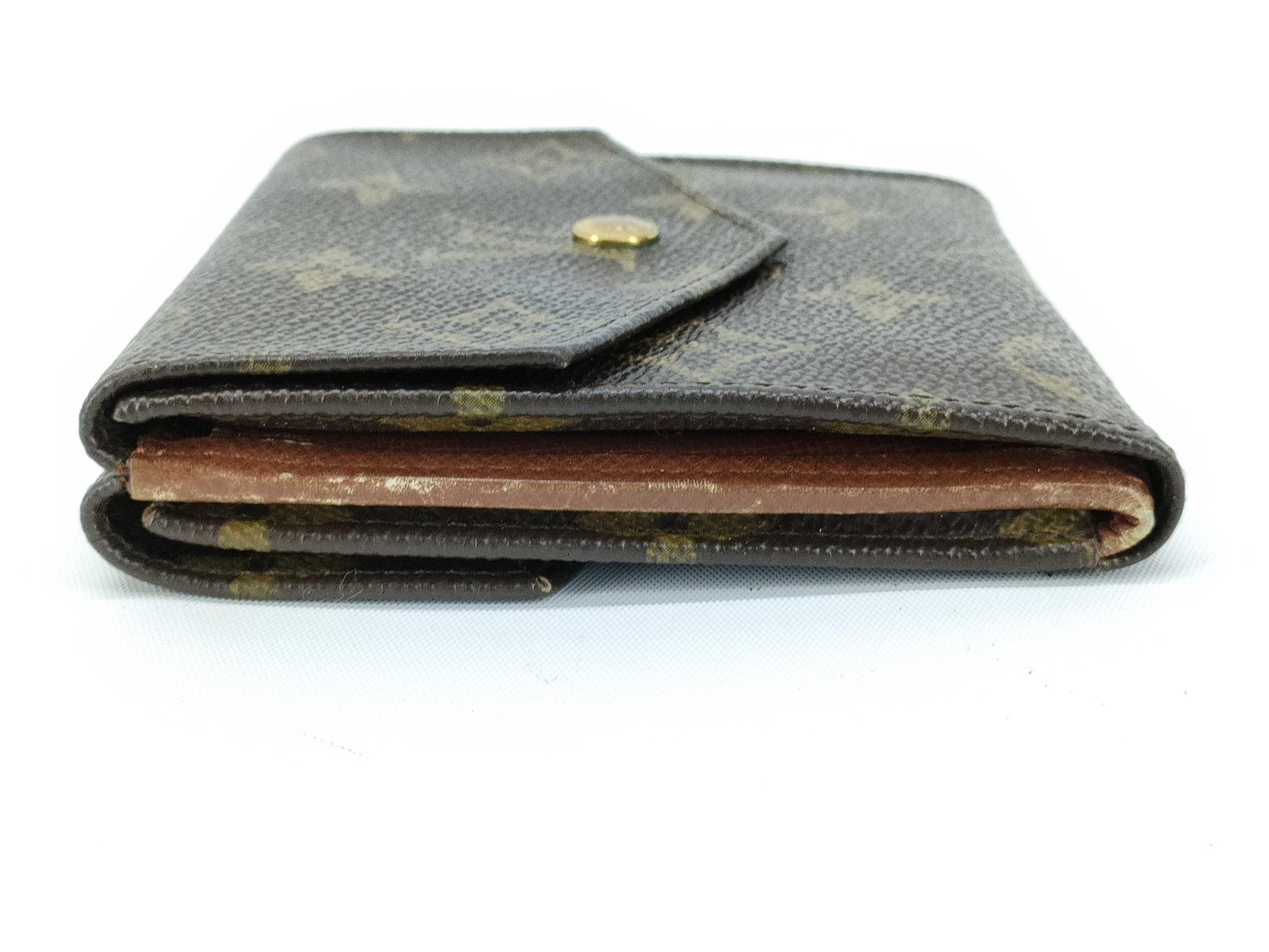 LOUIS VUITTON Monogram Porte Monnaie Bi-E Carte Credit M61652 Wallet with Unknown Serial Number