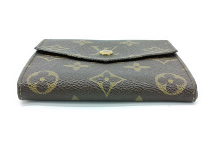LOUIS VUITTON Monogram Porte Monnaie Bi-E Carte Credit M61652 Wallet with Unknown Serial Number