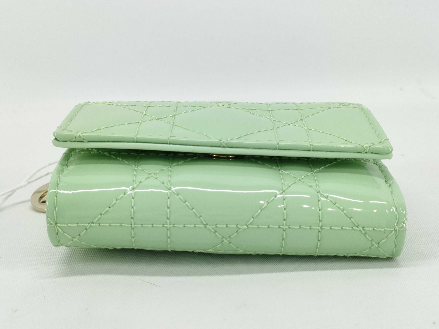 Dior Lady Dior Lotus Wallet Green Wallet