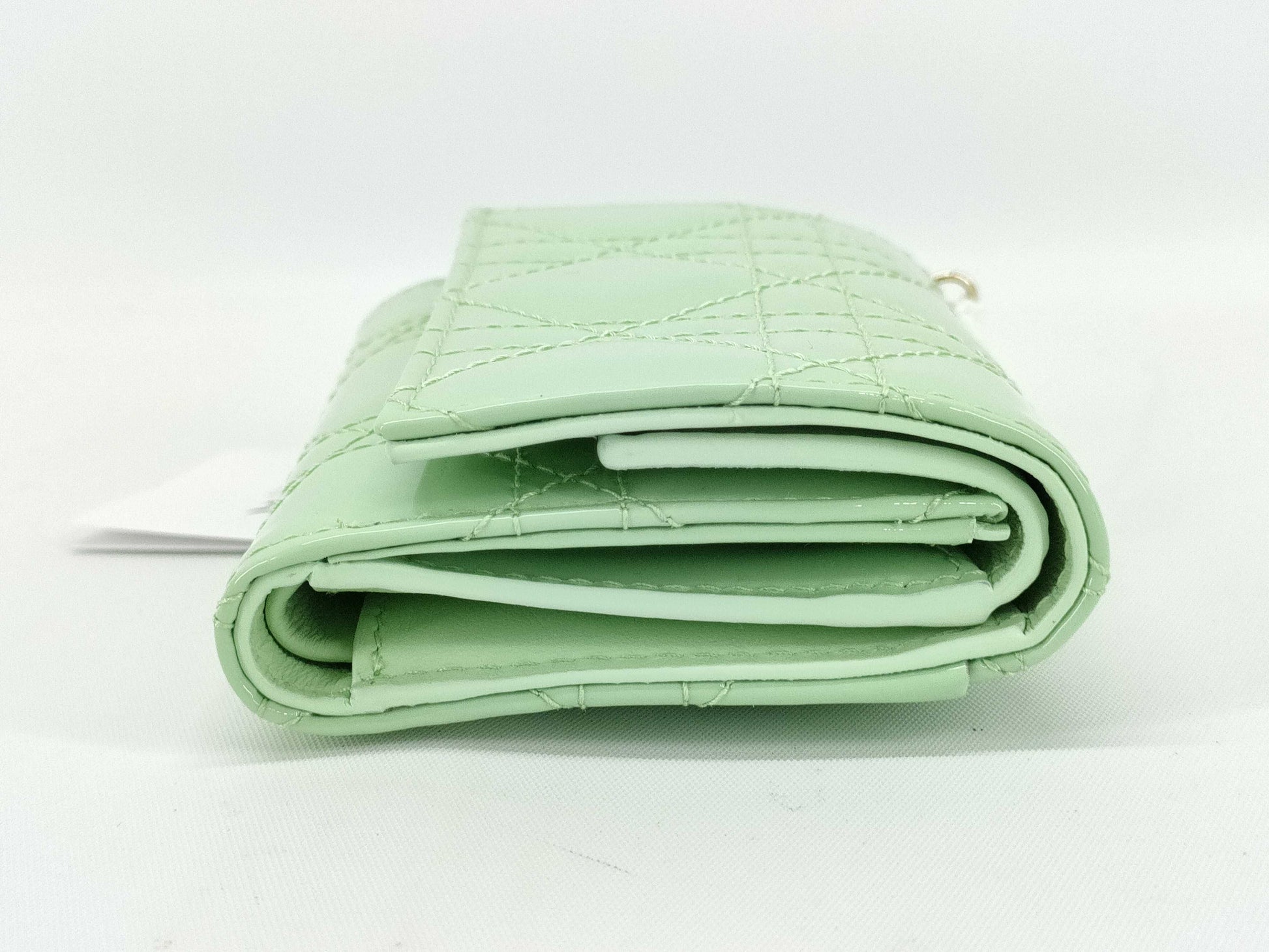 Dior Lady Dior Lotus Wallet Green Wallet