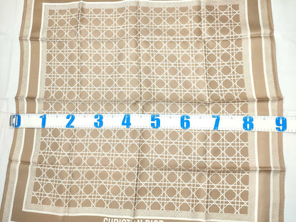 Dior Silk Scarf Pink Beige