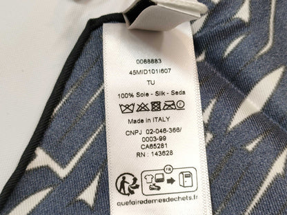 Dior Silk Scarf Blue Scarf