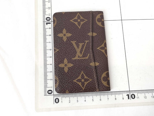 LOUIS VUITTON Monogram Louis Vuitton Wallet Card Case Monogram Card Case/Pass Case/Business Card Case
