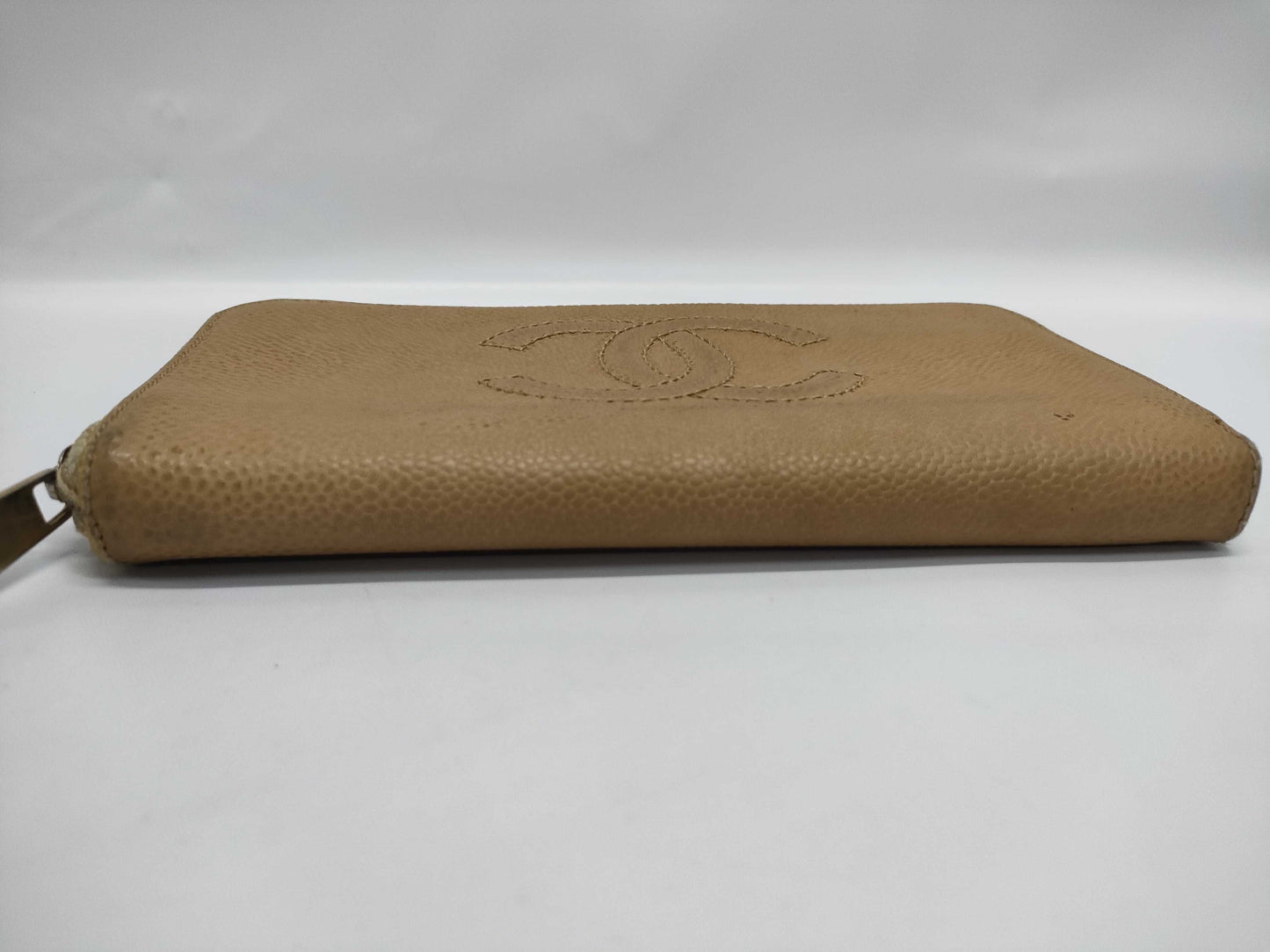 CHANEL Round Wallet Caviar Wallet