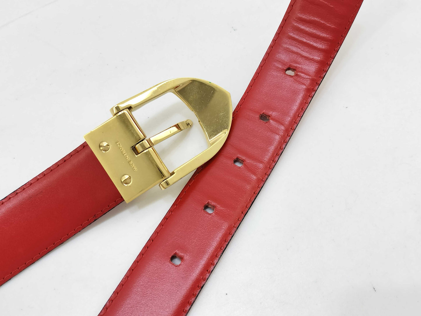 LOUIS VUITTON Epi Leather Belt