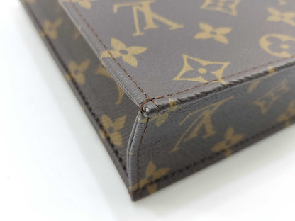 LOUIS VUITTON Monogram Petite Sac Plat M81295 Handbag