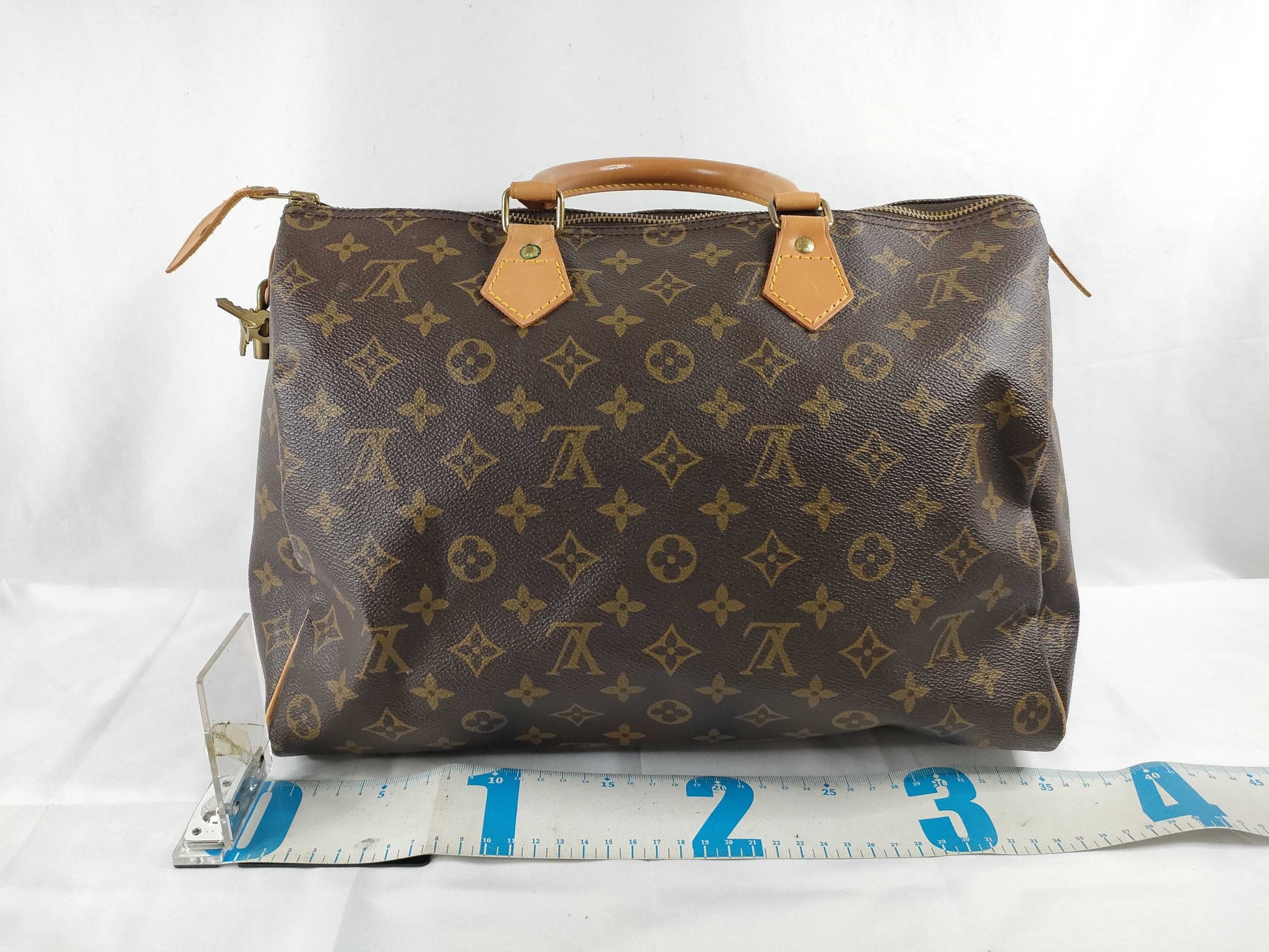 LOUIS VUITTON Monogram Speedy 35 M41524/VI874 Handbag