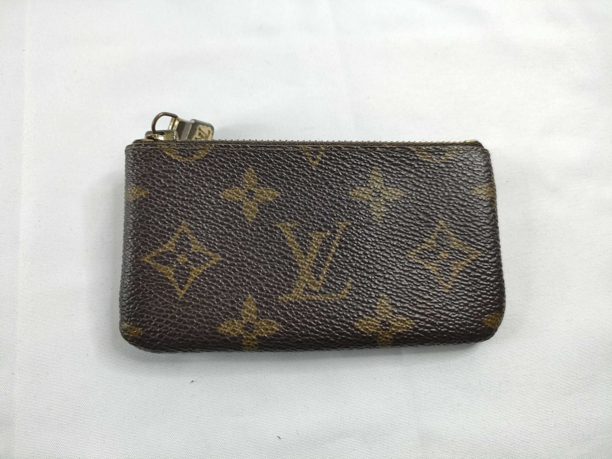 LOUIS VUITTON Monogram Pochette Cle Monogram M62650/0970ET Coin Case