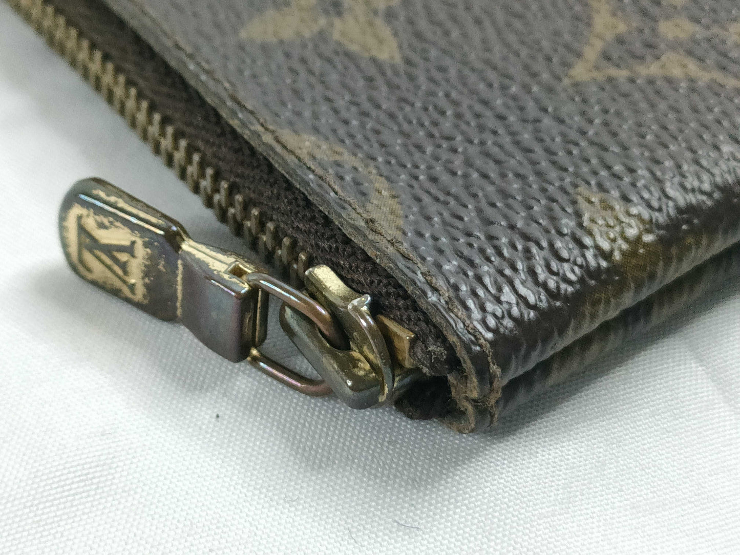 LOUIS VUITTON Monogram Pochette Cle Monogram M62650/0970ET Coin Case