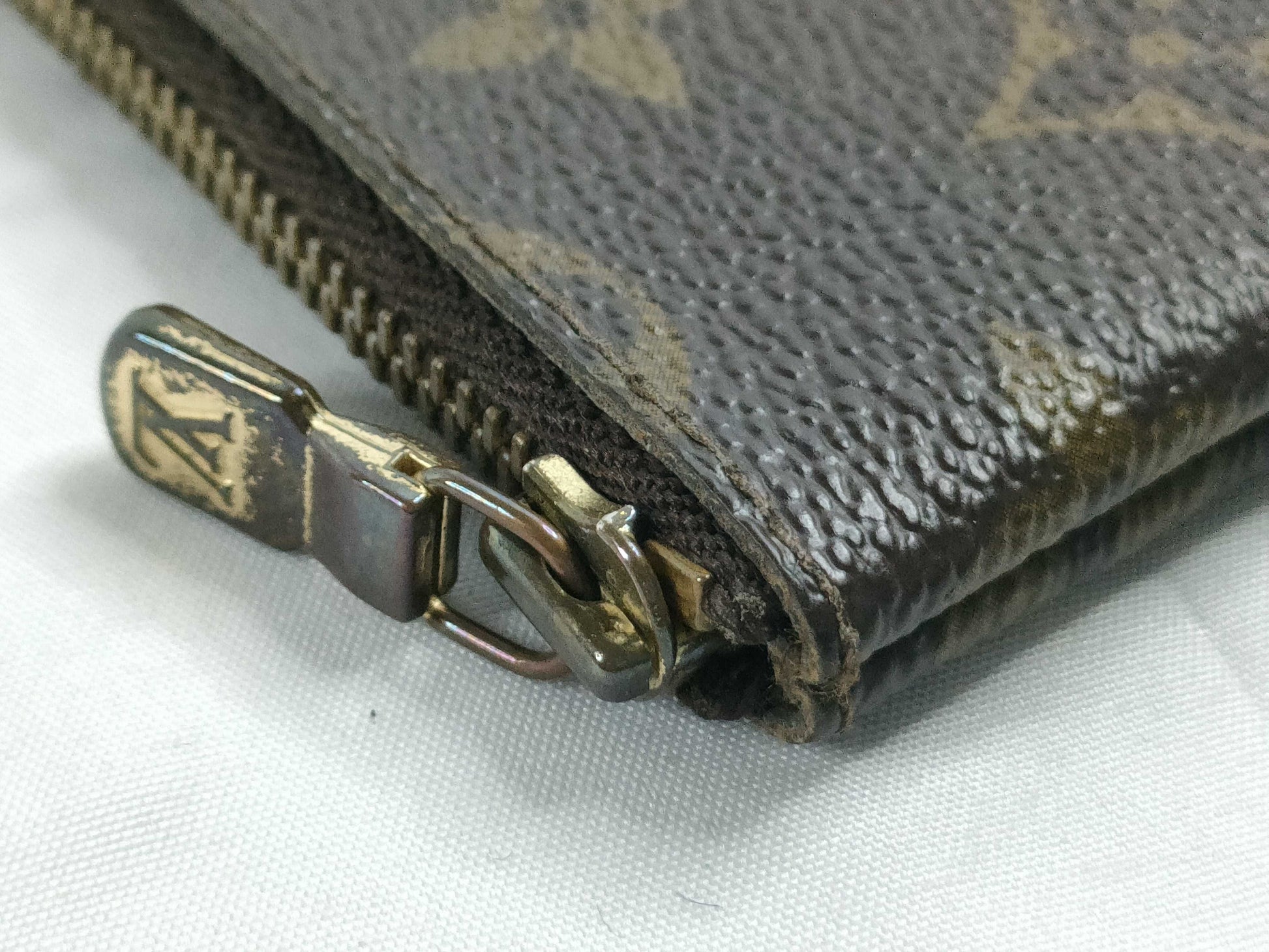 LOUIS VUITTON Monogram Pochette Cle Monogram M62650/0970ET Coin Case