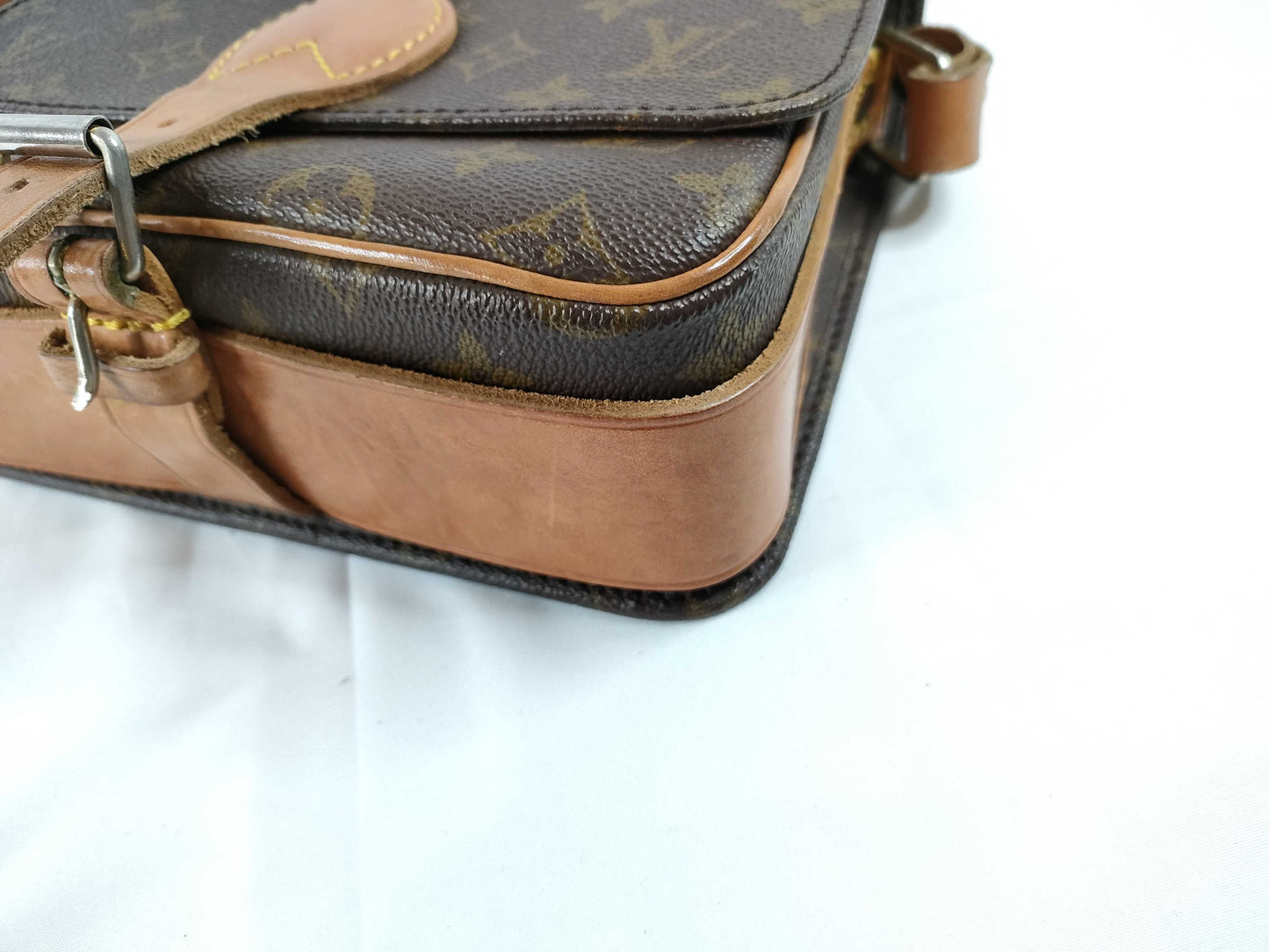 LOUIS VUITTON Monogram Cartouchiere MM M51253/Unknown Shoulder Bag