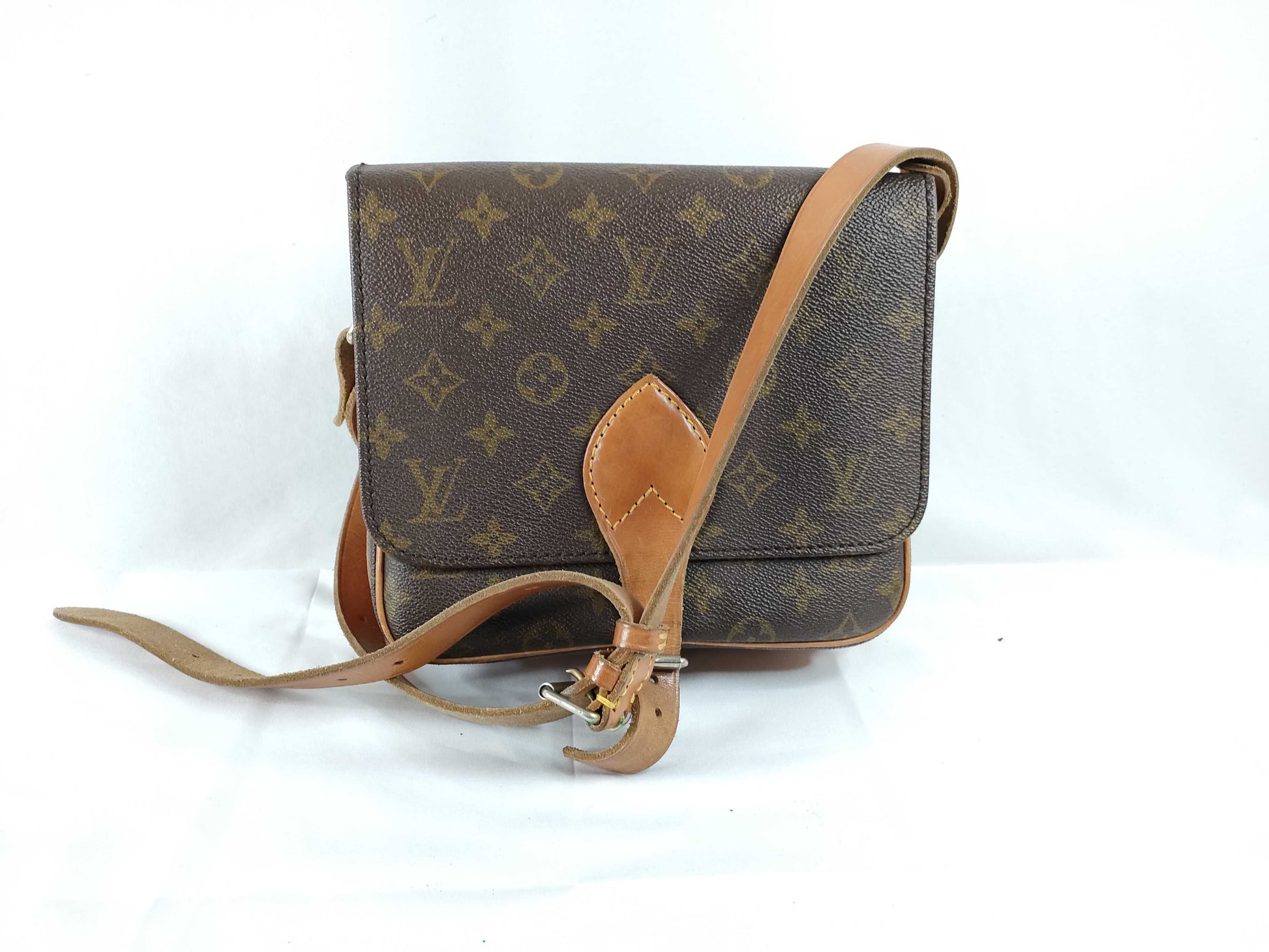 LOUIS VUITTON Monogram Cartouchiere MM M51253/Unknown Shoulder Bag