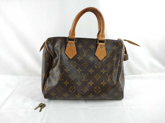 LOUIS VUITTON Monogram Speedy 25 M41109/MI8907 Handbag
