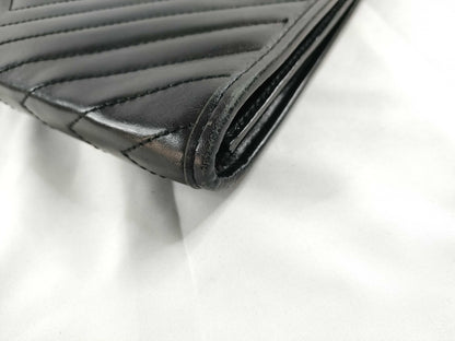 Yves Saint Laurent YSL V-Stitch Clutch Bag Clutch Bag