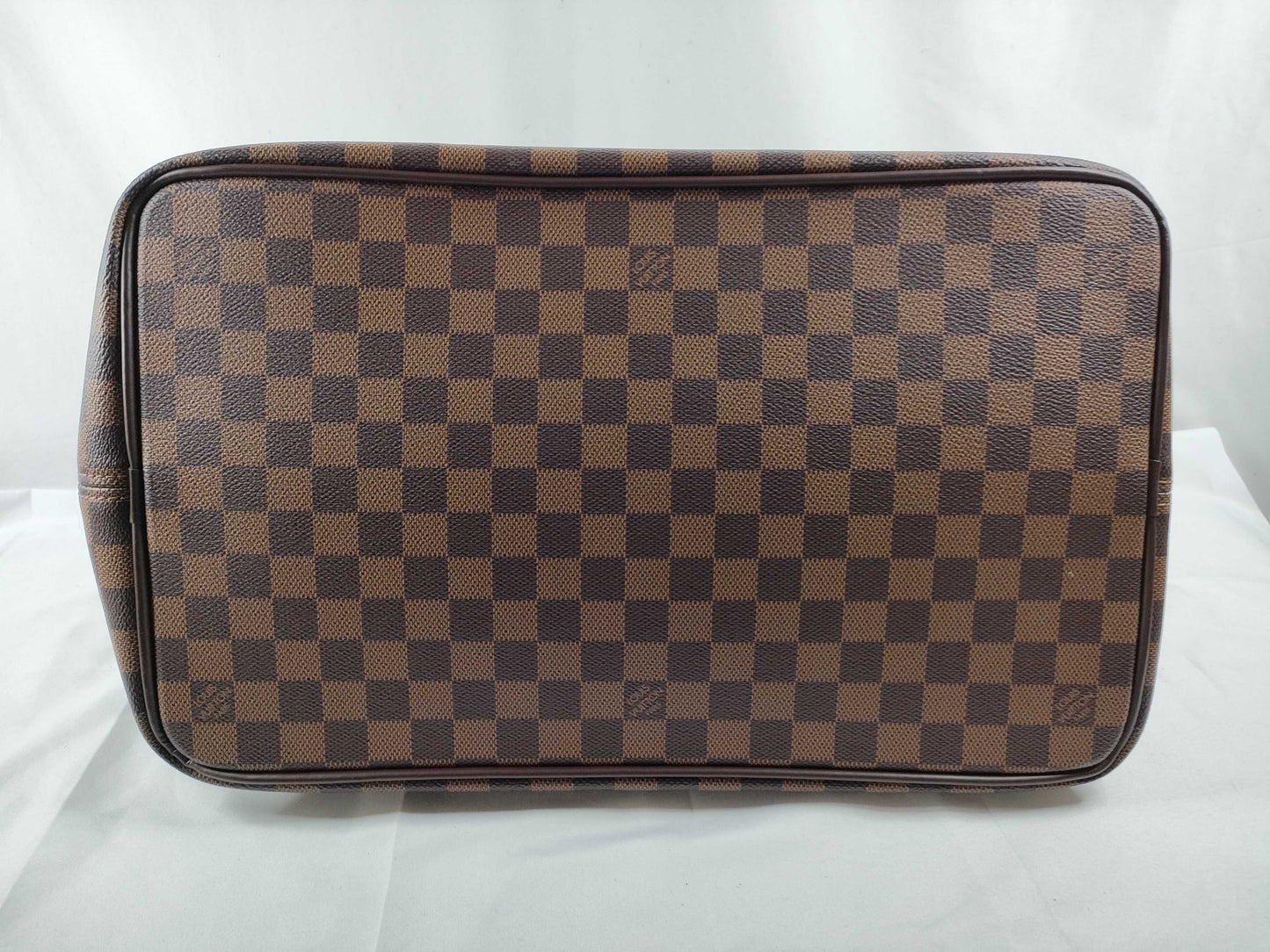LOUIS VUITTON Damier Greenwich PM Handbag N41165/AR0016 with Name Tag and Box