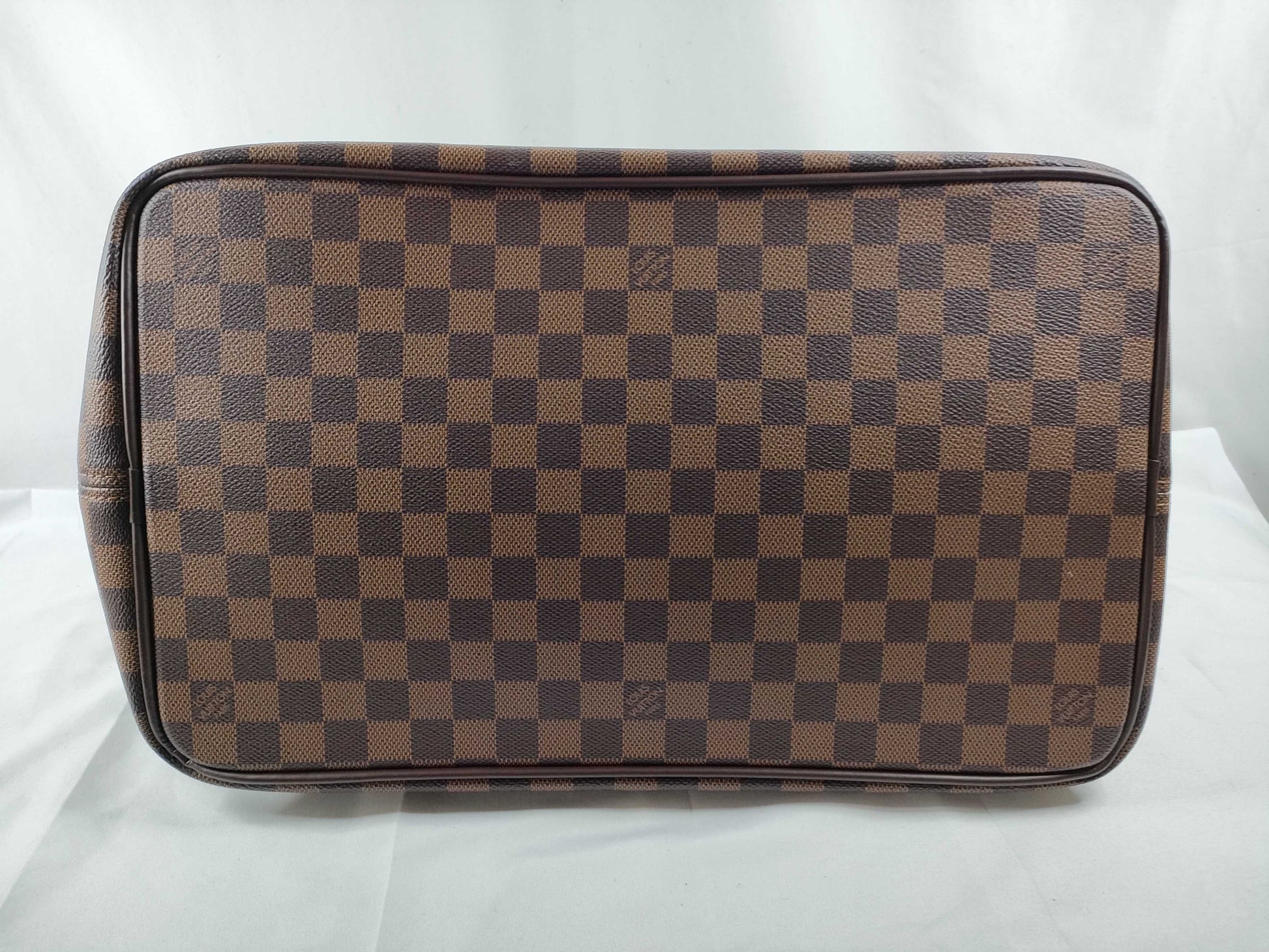 LOUIS VUITTON Damier Greenwich PM Handbag N41165/AR0016 with Name Tag and Box
