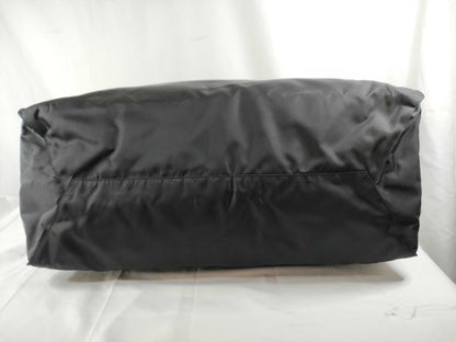 PRADA Tessuto Nylon and Leather Tote Bag, Black, VA1001