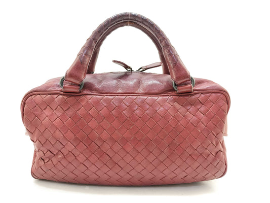 BOTTEGA VENETA Intrecciato Bottega Veneta Mini Boston Handbag