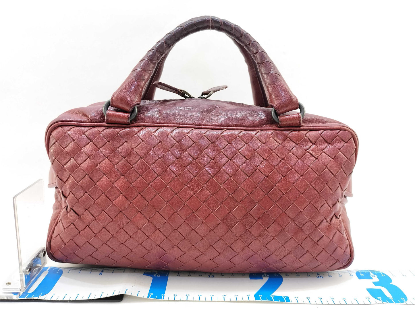 BOTTEGA VENETA Intrecciato Bottega Veneta Mini Boston Handbag